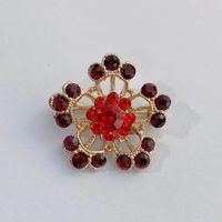 Glam Geometric Alloy Inlay Artificial Pearls Rhinestones Women's Brooches sku image 9