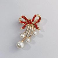 Glam Geometric Alloy Inlay Artificial Pearls Rhinestones Women's Brooches sku image 14