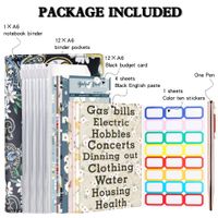 Creative A6 Zipper Bag Loose-leaf Pu Notebook 1 Pieces main image 5