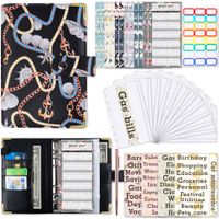 Creative A6 Zipper Bag Loose-leaf Pu Notebook 1 Pieces sku image 7