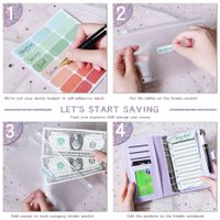Creative Starry A6 Loose-leaf Stationery Accounting Notebook 1 Piece main image 3