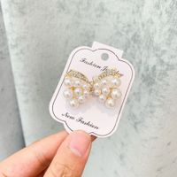 Luxurious Flower Alloy Inlay Artificial Pearls Rhinestones Women's Brooches sku image 14
