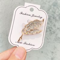 Luxurious Flower Alloy Inlay Artificial Pearls Rhinestones Women's Brooches sku image 9