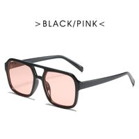 Vintage Style Solid Color Ac Square Full Frame Women's Sunglasses sku image 6
