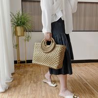 Women's Large Spring&summer Straw Vacation Straw Bag main image 3