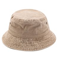 Unisex Simple Style Solid Color Wide Eaves Bucket Hat main image 3
