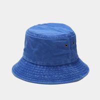 Unisex Simple Style Solid Color Wide Eaves Bucket Hat sku image 2