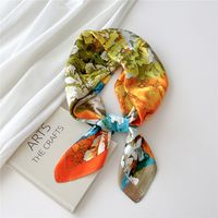 Women's Elegant Color Block Polyester Printing Scarves & Gloves sku image 8