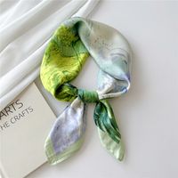 Women's Elegant Color Block Polyester Printing Scarves & Gloves sku image 14