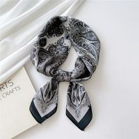 Women's Elegant Color Block Polyester Printing Scarves & Gloves sku image 23