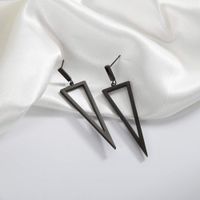 Wholesale Jewelry 1 Pair Punk Triangle Metal Earrings main image 3