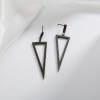 Wholesale Jewelry 1 Pair Punk Triangle Metal Earrings main image 4