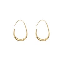 Wholesale Jewelry 1 Pair Retro Oval Alloy Earrings main image 3