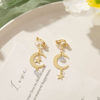 Bijoux En Gros 1 Paire Élégant Cerise Forme De Cœur Fleur Alliage Perles Artificielles Clips D'oreille sku image 27