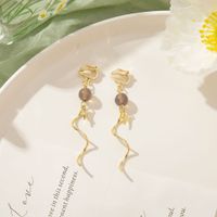 Bijoux En Gros 1 Paire Élégant Cerise Forme De Cœur Fleur Alliage Perles Artificielles Clips D'oreille sku image 23