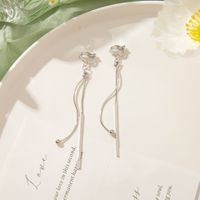 Bijoux En Gros 1 Paire Élégant Cerise Forme De Cœur Fleur Alliage Perles Artificielles Clips D'oreille sku image 24