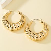 Wholesale Jewelry 1 Pair Retro Circle Alloy Hoop Earrings main image 6