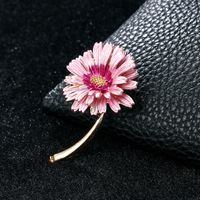 Romantisch Blume Legierung Inlay Künstliche Perlen Strasssteine Frau Broschen sku image 6