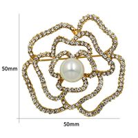 Elegant Bicycle Flower Snowflake Imitation Pearl Alloy Inlay Rhinestones Women's Brooches sku image 20