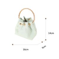 Cloth Gradient Color Sequins Bucket Clutch Evening Bag sku image 3