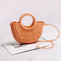 Women's Spring&summer Straw Beach Shoulder Bag Handbag Straw Bag main image 4