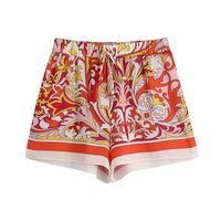 Women's Elegant Printing Polyester Printing Shorts Sets main image 5