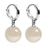 1 Pair Elegant Round Agate Wholesale Drop Earrings main image 3