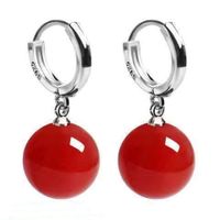 1 Pair Elegant Round Agate Wholesale Drop Earrings main image 2