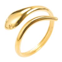 Wholesale 1 Piece Simple Style Snake Stainless Steel Rings main image 4