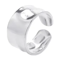 Wholesale 1 Piece Simple Style Solid Color Titanium Steel Rings sku image 1