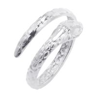 Wholesale 1 Piece Retro Snake Stainless Steel Open Ring sku image 1