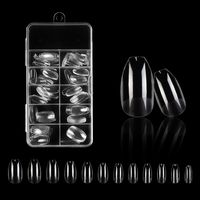 Simple Style Transparent Abs Nail Patches 120 Pieces sku image 17