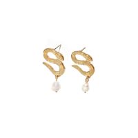 New Cobra Trend Retro Long Snake Earrings Wholesale Nihaojewelry sku image 6