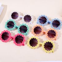 Vacances Fleur Ca Cadre Rond Plein Cadre Enfants Lunettes De Soleil main image 2