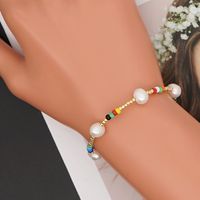 Casual Vacation Colorful Freshwater Pearl Glass Beaded Bracelets main image 5