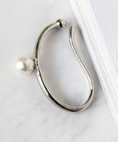 1 Piece Simple Style Solid Color Zinc Alloy Plating Inlay Artificial Pearls Women's Ear Clips sku image 3