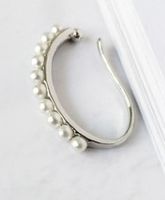 1 Piece Simple Style Solid Color Zinc Alloy Plating Inlay Artificial Pearls Women's Ear Clips sku image 4