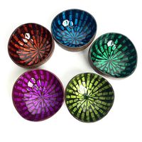 Pastoral Solid Color Coconut Shell Charcoal Shell Tableware 1 Piece main image 4
