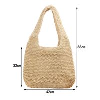 Femmes Grande Printemps Été Paille Vacances Sac De Paille main image 2