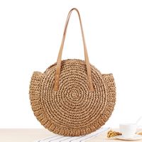 Women's Large Spring&summer Straw Vacation Shoulder Bag Straw Bag main image 4