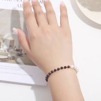 1 Piece Simple Style Circle Beaded Artificial Pearl Polishing Plating Women's Bracelets main image 3
