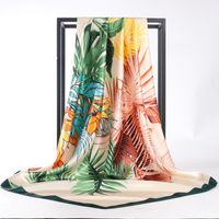 Women's Beach Coconut Tree Satin Printing Scarves & Gloves main image 1