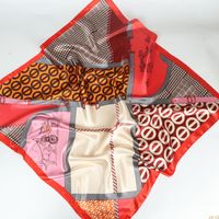 Women's Retro Bohemian Geometric Satin Printing Scarves & Gloves sku image 6