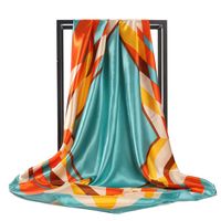 Women's Basic Simple Style Multicolor Satin Printing Scarves & Gloves main image 2