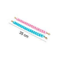 All Seasons Plastic Solid Color Sling Strap Bag Chain main image 6