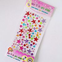 Large Love Diamond Stickers Ins3d Korean Diamond Decorative Journal Face Stickers Children Girl Bright Crystal sku image 12