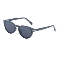 Casual Solid Color Tac Oval Frame Full Frame Men's Sunglasses sku image 1