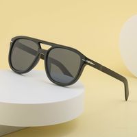 Vacation Solid Color Pc Square Full Frame Men's Sunglasses main image 1