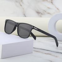 Casual Solid Color Tac Square Full Frame Men's Sunglasses main image 6