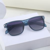 Casual Solid Color Tac Square Full Frame Men's Sunglasses main image 3